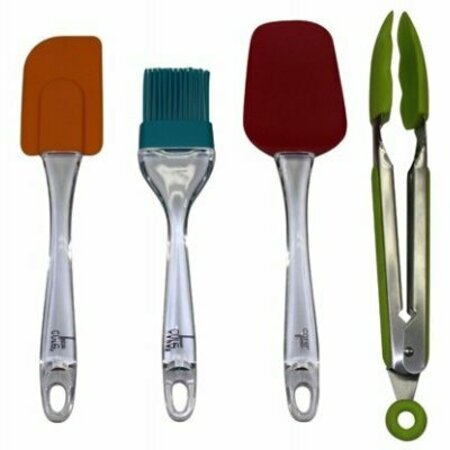 CORE HOME 4Pc Sili Utensil Set 13632-TV